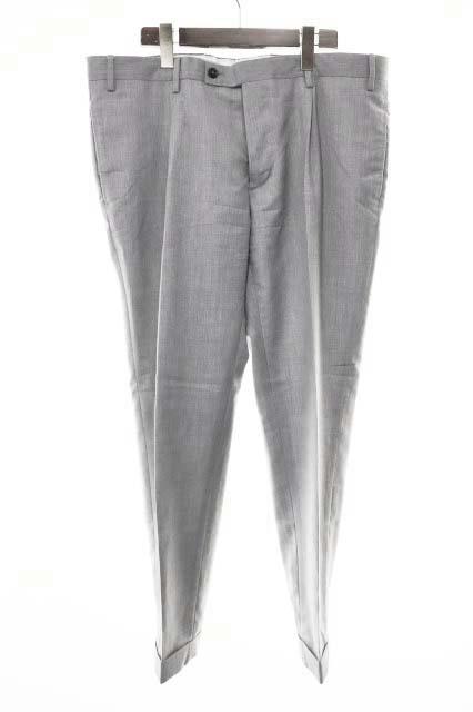 【中古】ガブリエレ パジーニ GABRIELE PASINI MADE IN ITALY GREY サイズ 52 GP15404B スラックス パンツ ●260518