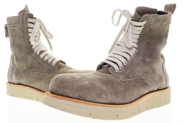 【中古】アーティファクト ARTIFUCT Portaille LACE-UP SIDE ZIP BOOTS BEIGE 43 サイドジップ ブーツ ●▲■260527