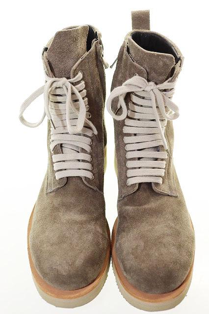 【中古】アーティファクト ARTIFUCT Portaille LACE-UP SIDE ZIP BOOTS BEIGE 43 サイドジップ ブーツ ●▲■260527_1