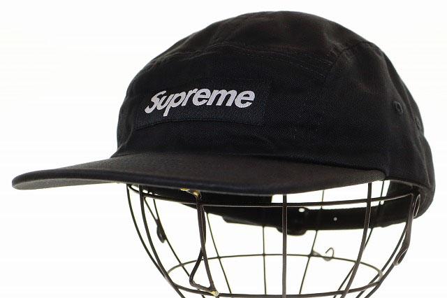 【中古】シュプリーム SUPREME 26SS WASHED CHINO TWILL CAMP CAP BLACK ☆AA★▲260627