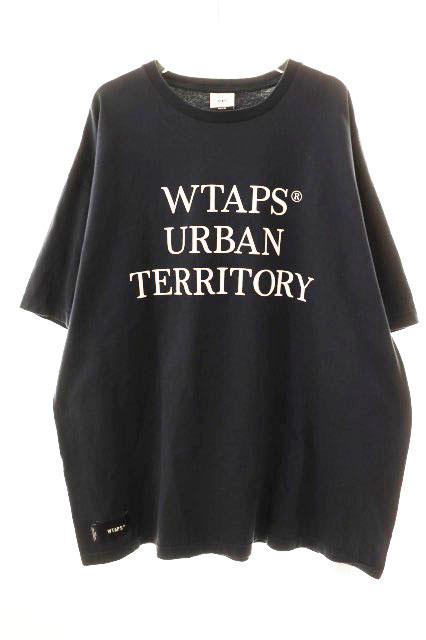 【中古】ダブルタップス WTAPS 24SS WUT SS TEE URBAN TERRITORY NAVY サイズ 04 半袖 Tシャツ ロゴ 260601