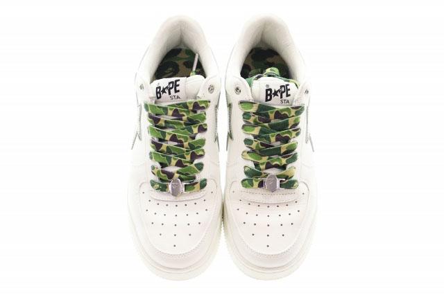 【中古】アベイシングエイプ A BATHING APE ABC CAMO BAPE STA GREEN 27.5cm カモ ベイプ スタ スニーカー ▲■260606 【中古】アベイシングエイプ A BATHING APE ABC CAMO BAPE STA GREEN 27.5cm カモ ベイプ スタ スニーカー ▲■260606