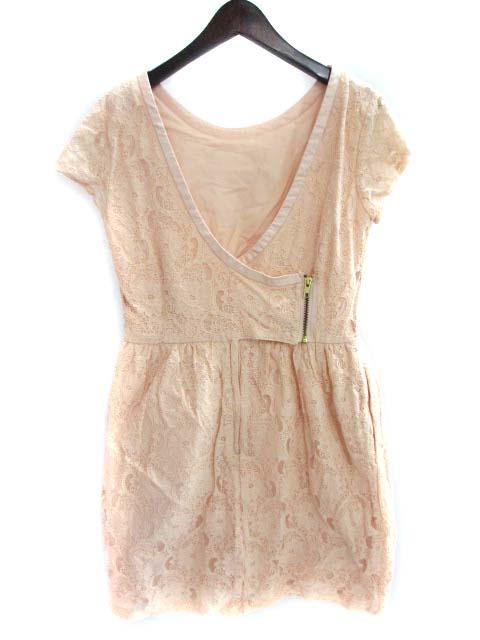 中古 エイチ エム H M ワンピース Eur 40 ピンク オーガニック コットン 半袖 レース レディースの通販はau Pay マーケット ブランド古着のベクトル