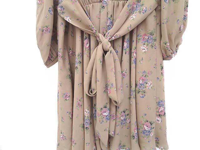 中古 ダズリン Dazzlin ワンピース M ピンクベージュ 七分袖 ミニ 花柄 リボン レディースの通販はau Pay マーケット ブランド古着のベクトル 中古 ダズリン Dazzlin ワンピース M ピンクベージュ 七分袖 ミニ 花柄 リボン レディースの通販はau Pay マーケット ブランド古着のベクトル