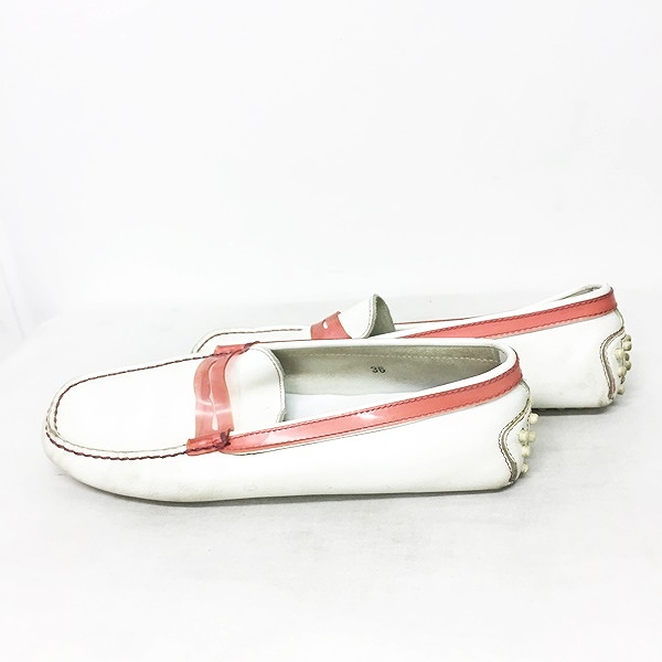 中古 トッズ Tod S ドライビングシューズ ローファー 白 ホワイト 36 約22 5cm Vgp 0329 レディースの通販はau Pay マーケット ブランド古着のベクトル
