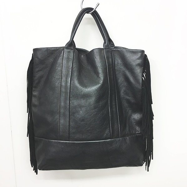 中古 Popcorn イア パピヨネ Ear Papillonner 2way フリンジ ハンドバッグ ショルダーバッグ 黒 ブラック Nvwの通販はau Pay マーケット ブランド古着のベクトル