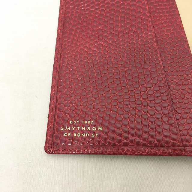 スマイソン SMYTHSON レザー 長財布 チケットパスポートケース3点 贈与