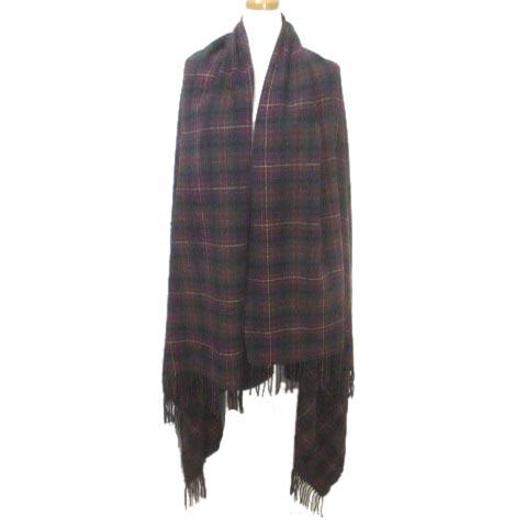 中古 ユニクロ Uniqlo Jw Anderson ストール 大判 ビッグストール フリンジ チェック ダークグリーン マルチカラー X レディースの通販はau Pay マーケット ブランド古着のベクトル