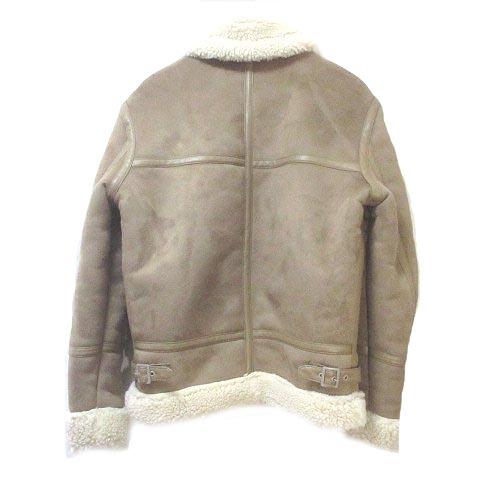 中古 ザラ Zara フェイクムートンジャケット 上着 ボア ジップアップ ネックベルト ベージュ S 175 92a X メンズの通販はau Pay マーケット ブランド古着のベクトル