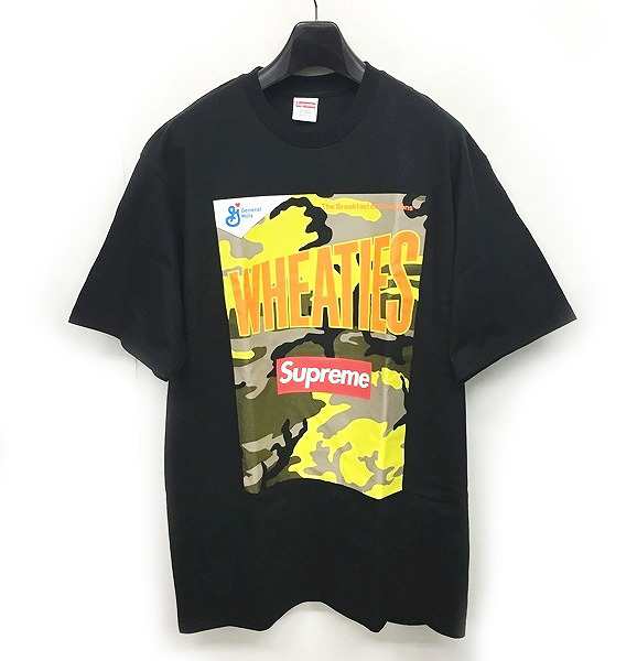 中古 シュプリーム Supreme X ウィーティーズ Wheaties 新品同様 21ss Tシャツ ボックスロゴ 迷彩柄 カモ柄 コラボ 半袖 黒 黄色 L の通販はau Pay マーケット ブランド古着のベクトル