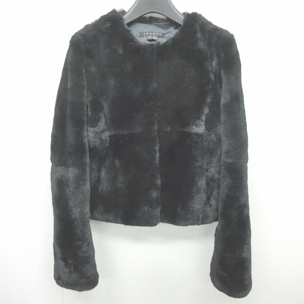 中古 セオリー Theory ラビットファージャケット コート ノーカラー 毛皮 リアルファー 黒 ブラック P レディースの通販はau Pay マーケット ブランド古着のベクトル