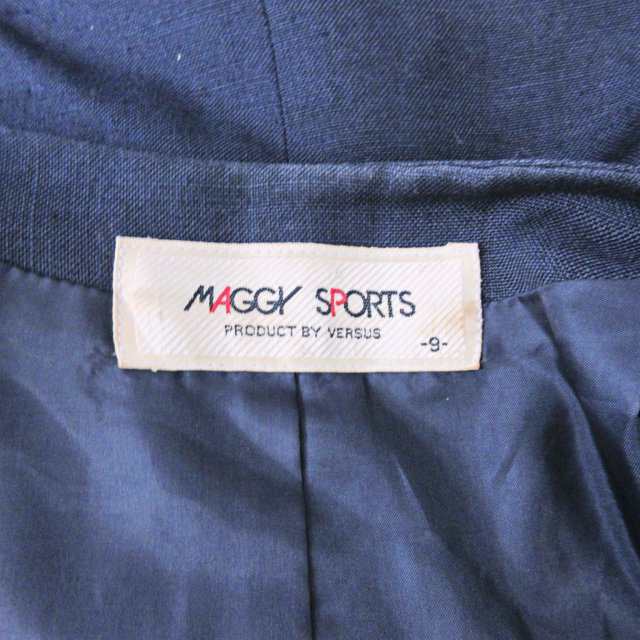 中古】銀座マギー MAGGY SPORTS ショート ノーカラー ジャケット