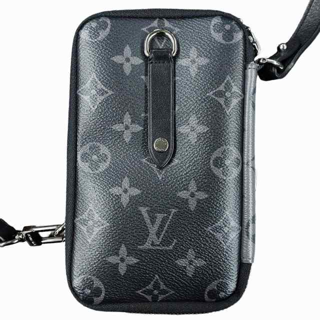 【中古】ルイヴィトン LOUIS VUITTON モノグラムエクリプスリバース ダブルフォンポーチ M69534 ショルダーバッグ ｜au PAY  マーケット