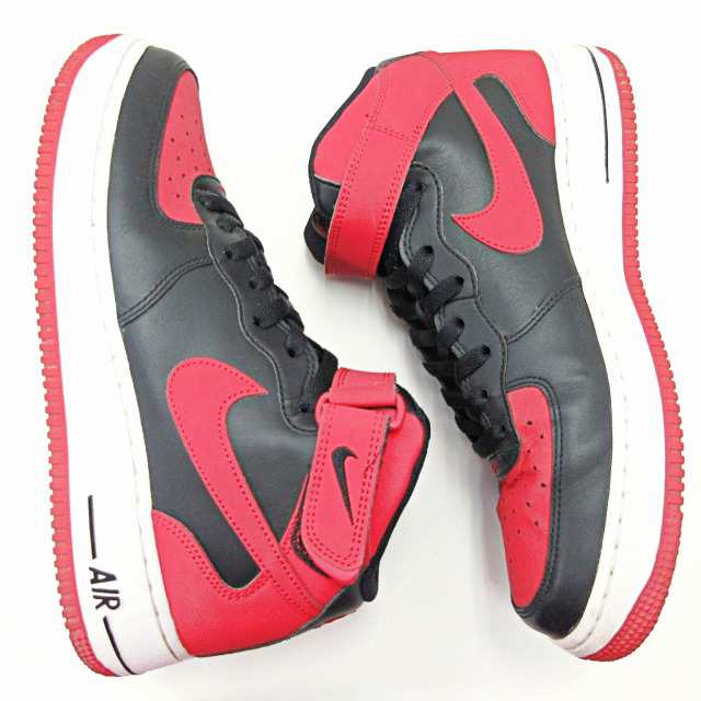 中古】ナイキ NIKE Air Force 1 Mid Bred 315123-029 エアフォース1