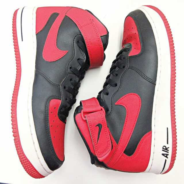 中古】ナイキ NIKE Air Force 1 Mid Bred 315123-029 エアフォース1