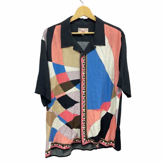 中古】シュプリーム x エミリオ プッチ 21SS S/S Shirt オープンカラー