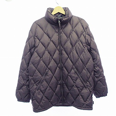 中古】モンクレール MONCLER 青タグ ダウンジャケット ダウンコート 茶