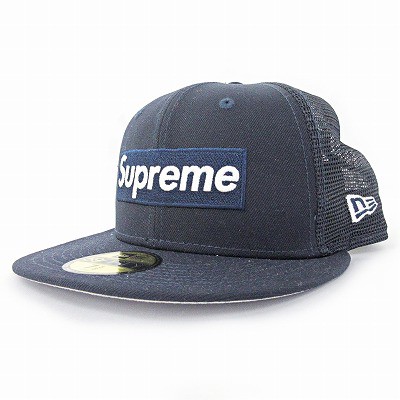 【中古】未使用品 シュプリーム SUPREME ニューエラ NEW ERA 23SS BOX LOGO MESH BACK CAP ボックスロゴ  キャップ 7 5/8｜au PAY マーケット