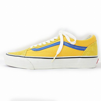 【中古】未使用品 バンズ VANS シュプリーム SUPREME OLD SKOOL '92 vn-0k6n4xc オールド スクール スニーカー  イエロー 8.5 26.5cm｜au PAY マーケット