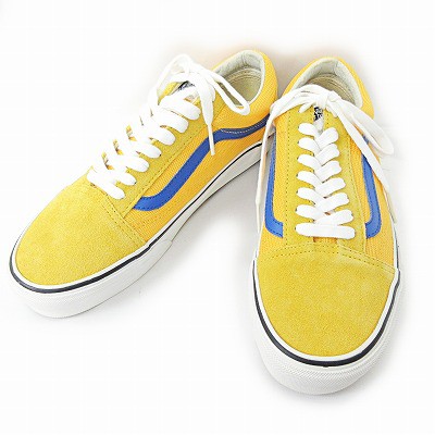 【中古】未使用品 バンズ VANS シュプリーム SUPREME OLD SKOOL '92 vn-0k6n4xc オールド スクール スニーカー  イエロー 8.5 26.5cm｜au PAY マーケット