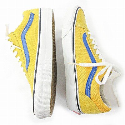 【中古】未使用品 バンズ VANS シュプリーム SUPREME OLD SKOOL '92 vn-0k6n4xc オールド スクール スニーカー  イエロー 8.5 26.5cm｜au PAY マーケット