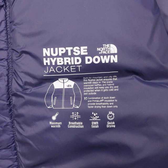 中古】未使用品 ノースフェイス タグ付 NUPTSE HYBRID DOWN HOODIE ...