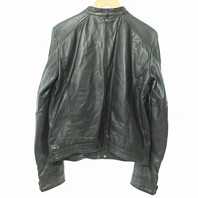 中古】ディーゼル DIESEL レザー シングル ライダース ジャケット