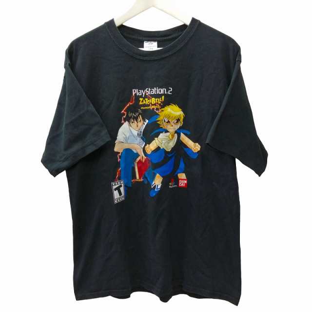 【中古】ヴィンテージ VINTAGE 2005 ガッシュベル 友情タッグバトル Tシャツ 00s JERZEES製 ポルトガル仕様 プレイステーション