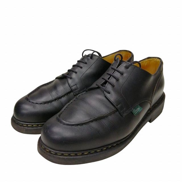【中古】パラブーツ Paraboot CHAMBORD ビジネスシューズ レザー 710709 ブラック 7 25.5cm相当 メンズの通販は 28,656円