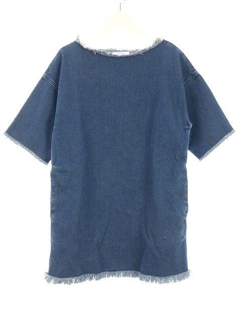 中古 マウジー Moussy ワンピース チュニック 半袖 F デニム 青系 ブルー系 レディースの通販はau Pay マーケット ブランド古着のベクトル