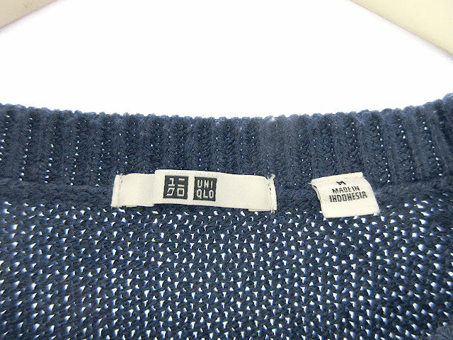 中古 ユニクロ Uniqlo ニット セーター 長袖 M 青 ブルー トップス メンズの通販はau Pay マーケット ブランド古着のベクトル