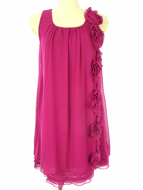 中古 キスミス Xmiss ティアード フリル ワンピース ドレス F ノースリーブ シフォン 紫系 パープル系 レディースの通販はau Pay マーケット ブランド古着のベクトル