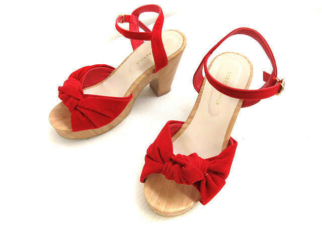中古 ページボーイ Page Boy Alicia ストラップ サンダル L ヒール 木目 赤 レッド 赤 シューズ 靴 レディースの通販はau Pay マーケット ブランド古着のベクトル