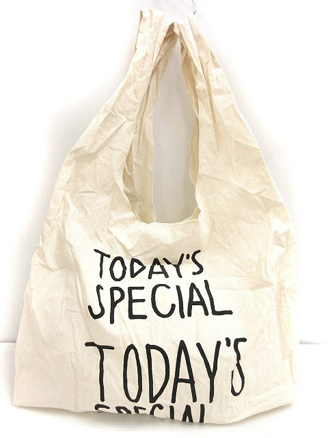 中古 トゥデイズスペシャル マルシェ バッグ エコ ハンド 手提げ アイボリー系 プリント かばん 鞄 レディースの通販はau Pay マーケット ブランド古着のベクトル