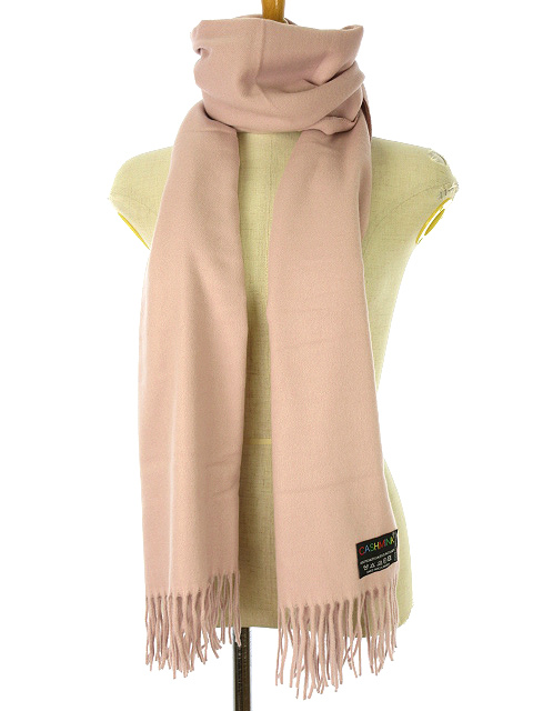 中古 カシミンク Cashmink ストール ショール マフラー ピンク系 フリンジ レディースの通販はau Pay マーケット ブランド古着のベクトル