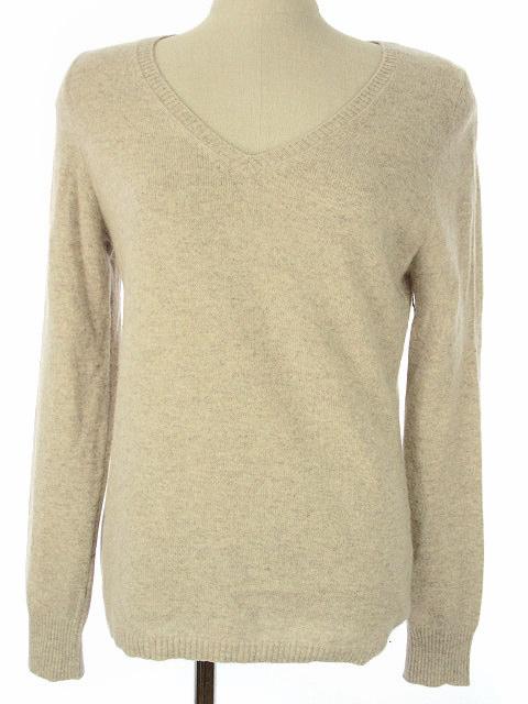 中古 ユニクロ Uniqlo カシミヤ ニット セーター M ベージュ系 Vネック 長袖 トップス レディースの通販はau Pay マーケット ブランド古着のベクトル