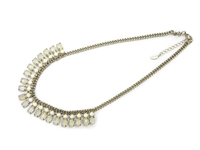 中古 アンタイトル Untitled ビジュー ネックレス ミルキーホワイト シルバー アクセサリー レディースの通販はau Pay マーケット ブランド古着のベクトル