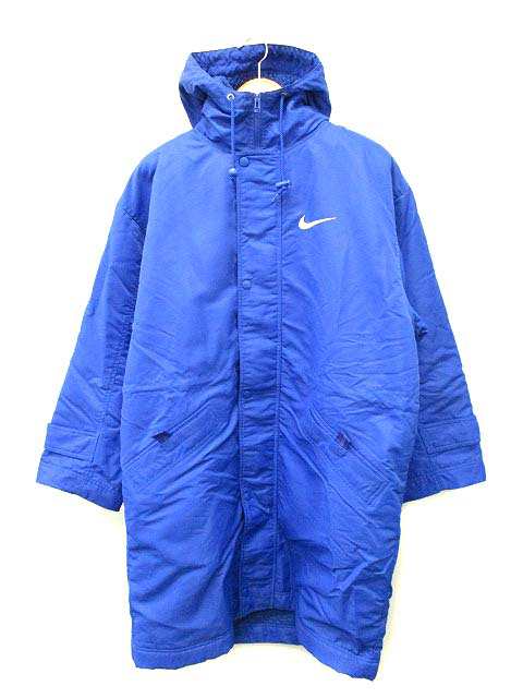 中古】ナイキ NIKE 90's ベンチコート 裏ボア ブルー M メンズの通販は