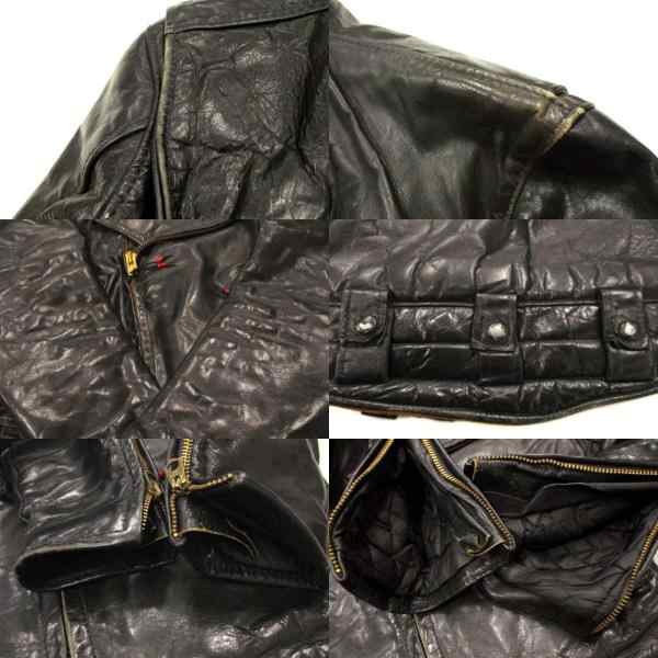 70's LEATHER FOREVER ダブルライダース　ヴィンテージ　36ヴィンテージ品につきNCN