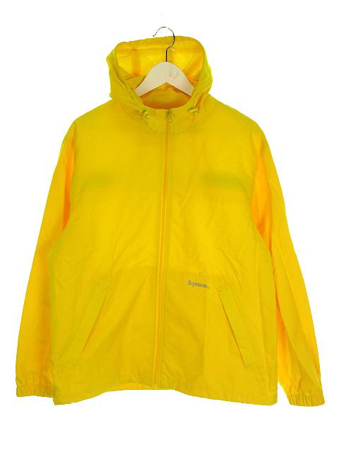 【中古】シュプリーム SUPREME 21SS Reflective Zip Hooded Jacket リフレクティブ ジップ ジャケット S イエロー