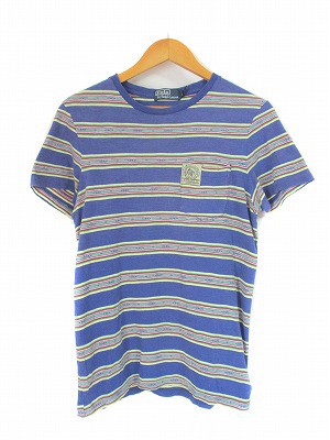 Tシャツ/カットソー(半袖/袖なし)ポロラルフローレン　グリーンボーダーTシャツ