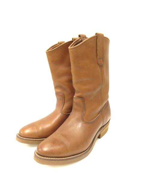 中古】レッドウィング REDWING 80's ペコスブーツ PECOS プリント羽根