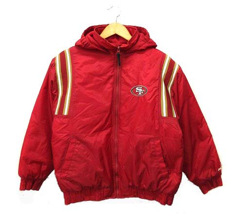 中古】プーマ PUMA NFL 49ERS 中綿 ジャケット ナイロン パーカー