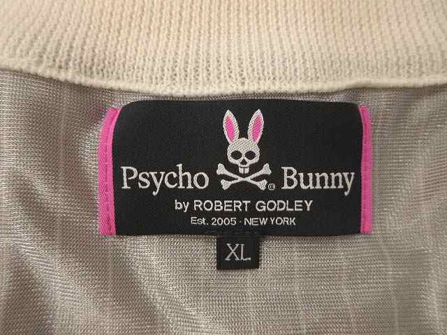 中古】サイコバニー Psycho Bunny ニットジャケット ジップアップ