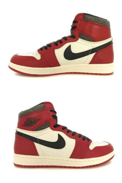 中古】未使用品 ナイキ NIKE AIR JORDAN 1 HIGH OG CHICAGO LOST