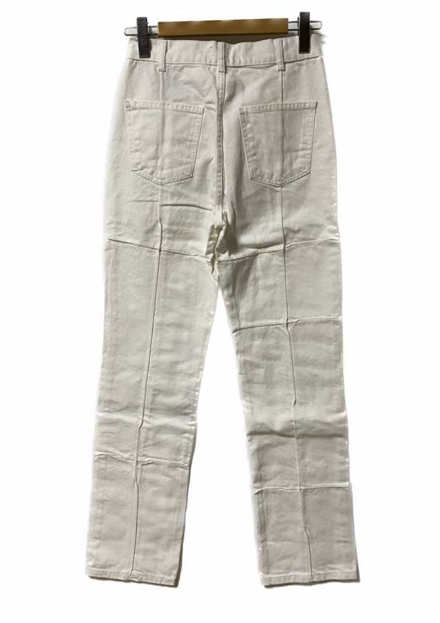 中古】未使用品 ザラ ZARA STRAIGHT PATCHWORK JEANS ストレート