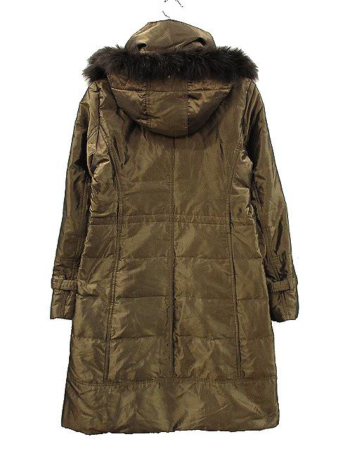 中古】バーバリー ロンドン BURBERRY LONDON ファーフード ダウン