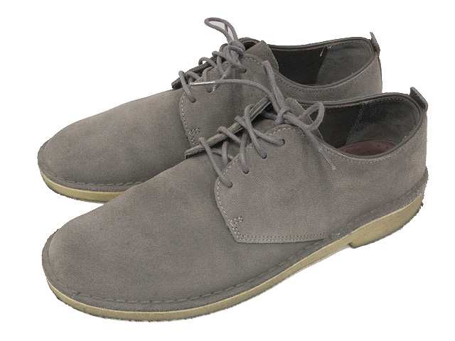 クラークス clarks スウェード ローカット デザートブーツ 27cm グレー