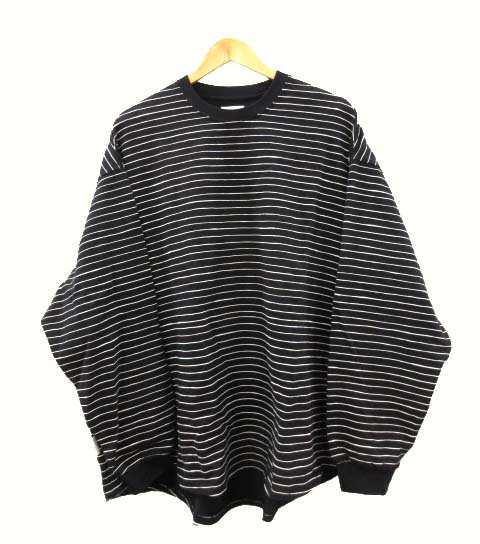 中古】YGM × SEE SEE × S.F.C SUPER BIG MARINE STRIPE LS TEE ロンT