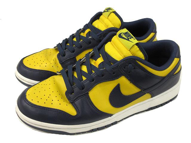 中古】ナイキ NIKE DUNK LOW RETRO MICHIGAN DD1391-700 ナイキ 中古】ナイキ NIKE DUNK LOW RETRO MICHIGAN DD1391-700 ナイキ